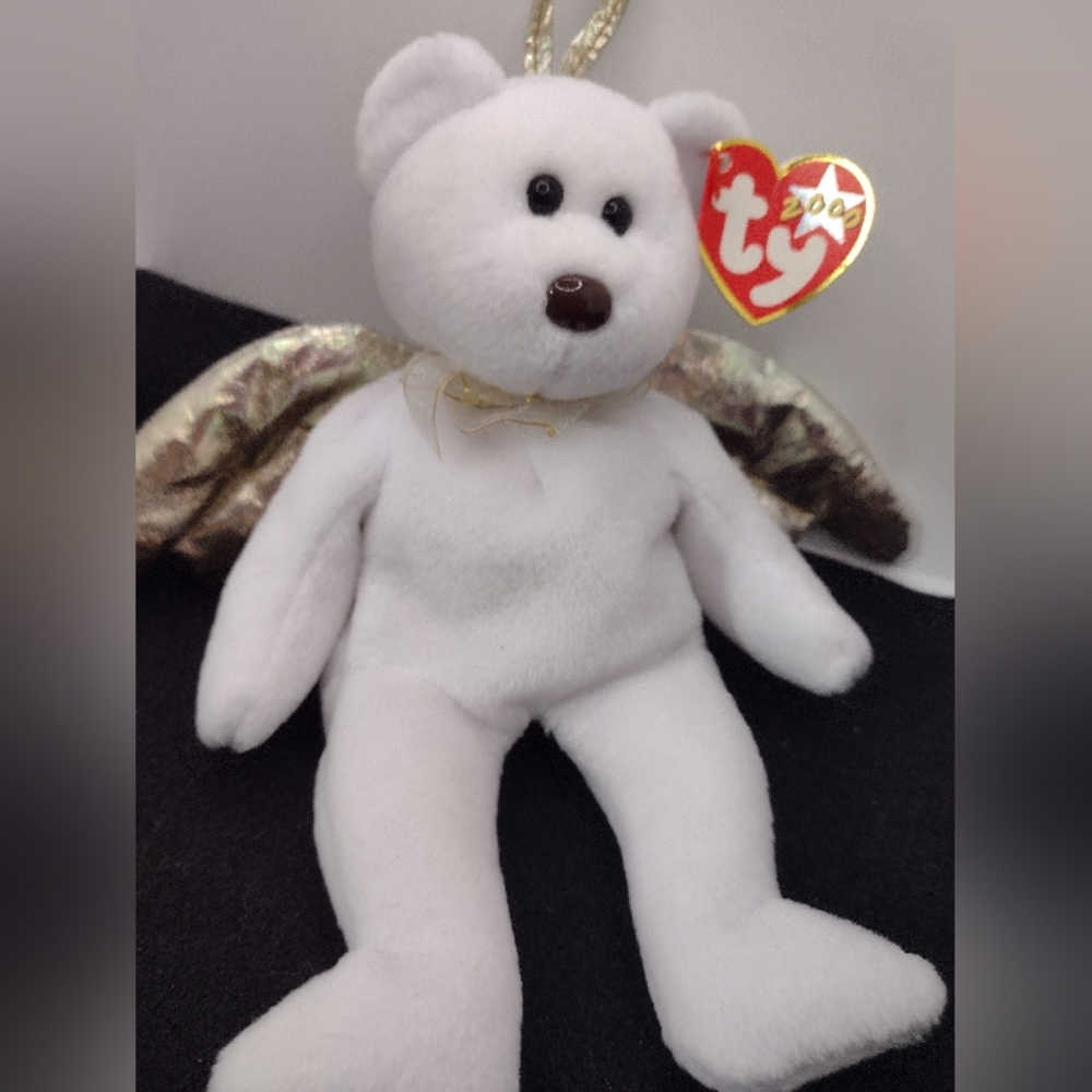 TY BEANIE BABY Halo 2006 white bear